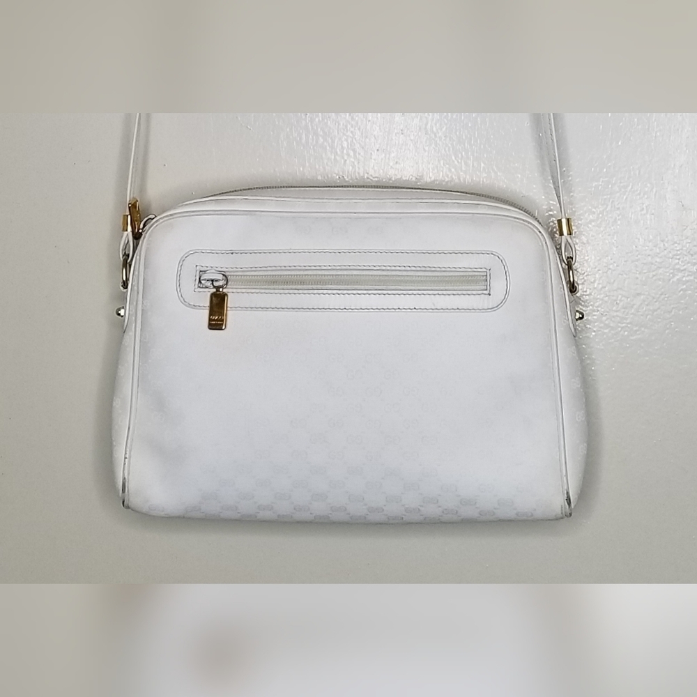 Vintage GUCCI white crossbody bag